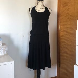 Fashionista black halter dress